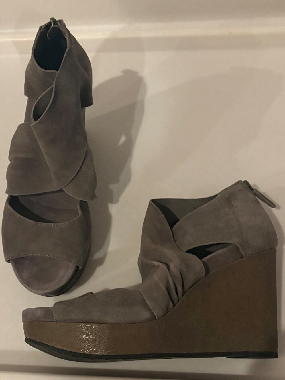 Eileen Fisher platform sandals